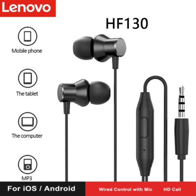 هندزفری سیمی لنوو Lenovo HF130 Metal Earphone